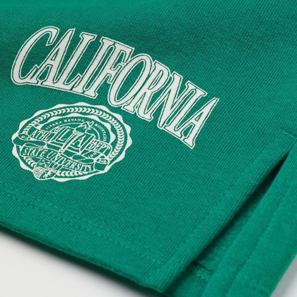 H&M California Green Mini Skirt (M) - Picture 3 of 4